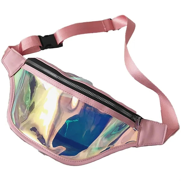 Sport Mini Transparent Swim Crossbody Laser Waist Bag
