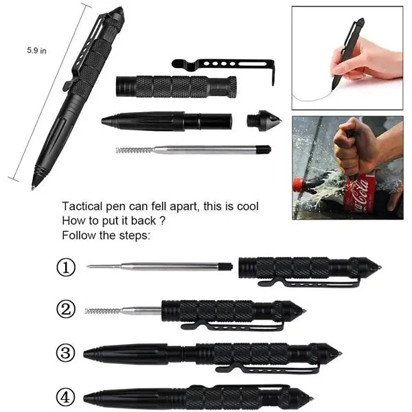 Military Tactical Pen Set