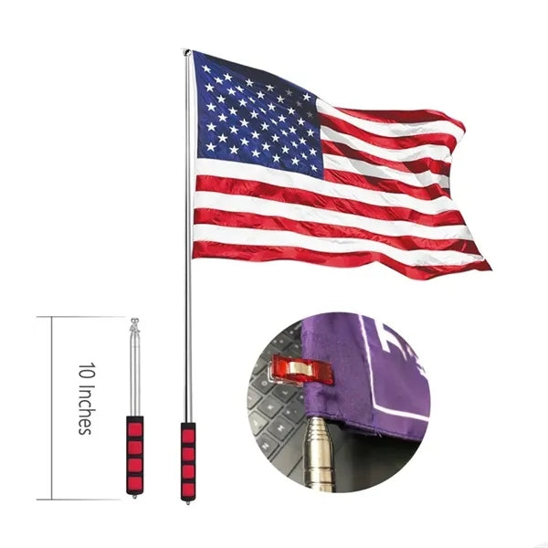 Telescopic Handheld Flagpole for Tour & Teaching