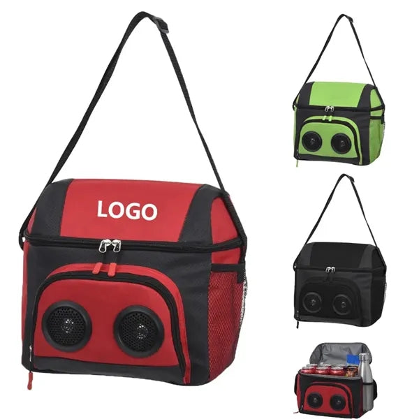 Insulated Cooler Bag with Bluetooth Speakers