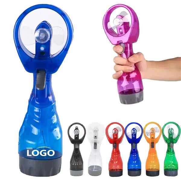Handheld Battery Powered Water Misting Fan