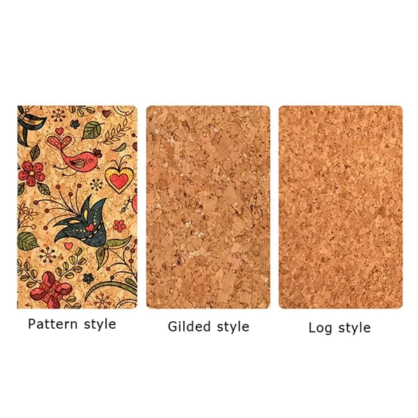 A5 Cork Cover Notepad Notebook