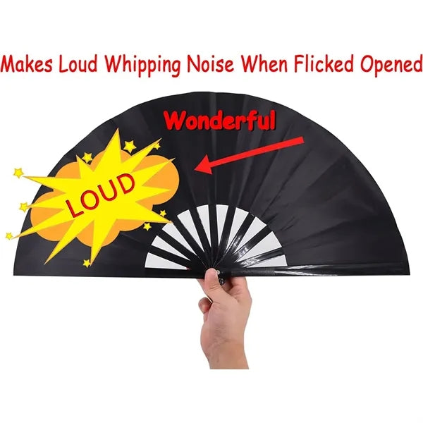 13 Inch Single-sided Oxford Cloth Folding Fan