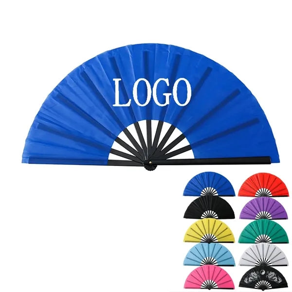 13 Inch Single-sided Oxford Cloth Folding Fan