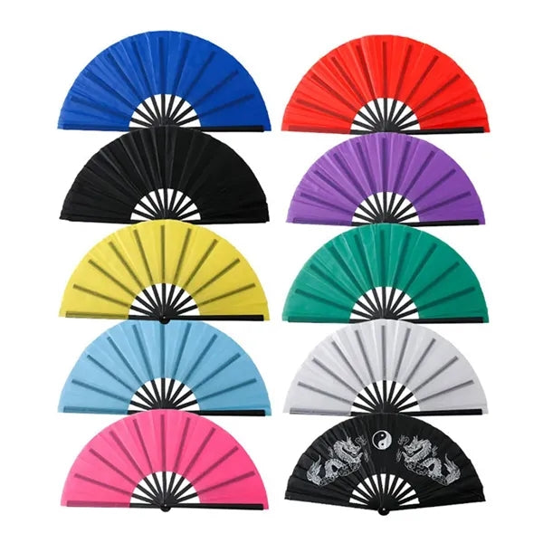 13 Inch Single-sided Oxford Cloth Folding Fan