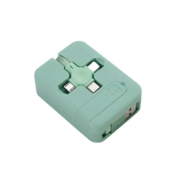 3 in 1 Charging Cable Retractable Roll