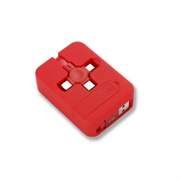 3 in 1 Charging Cable Retractable Roll