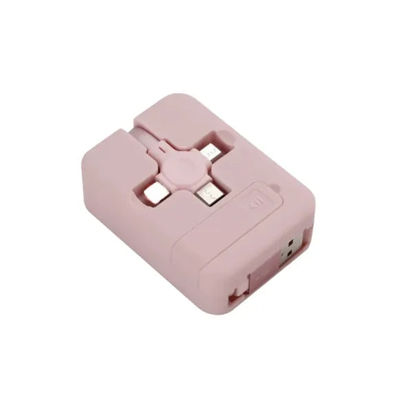 3 in 1 Charging Cable Retractable Roll