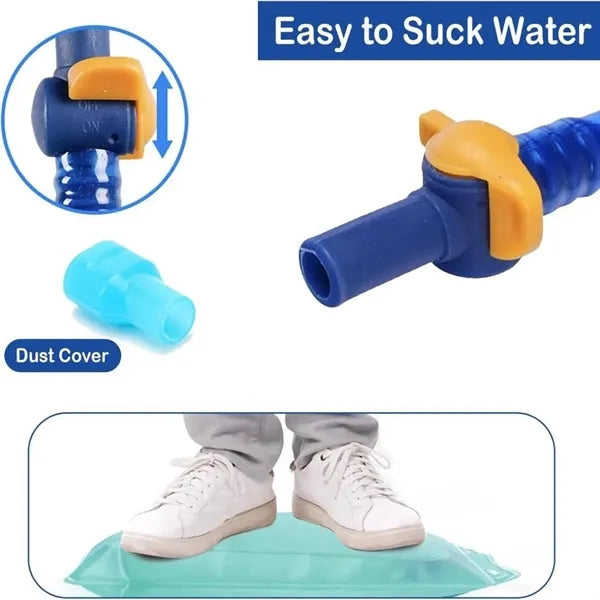 2L Hydration Bladder Water Reservoir with Tube for Hiking