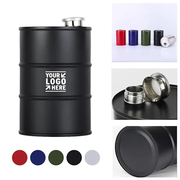 Oil Drum Shape Wine Flask
