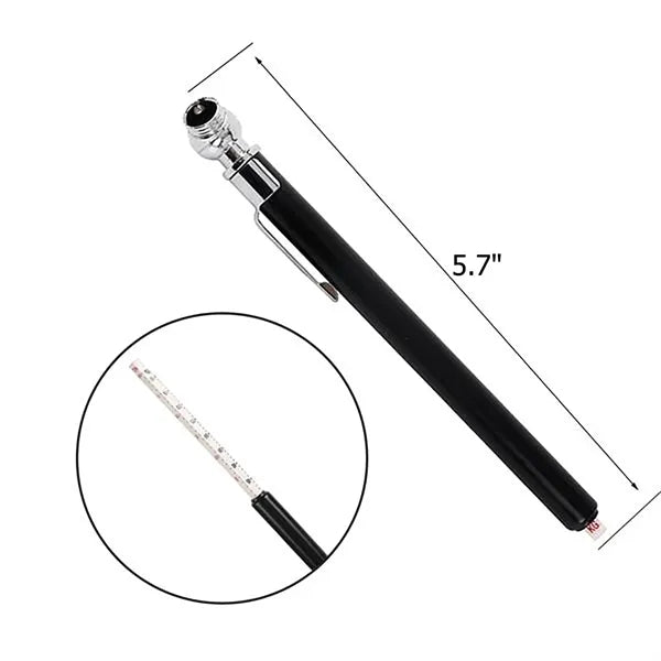 Pencil Tire Pressure 10-50psi Gauge