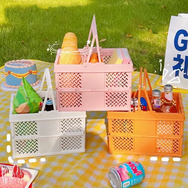 Foldable Plastic Picnic Basket