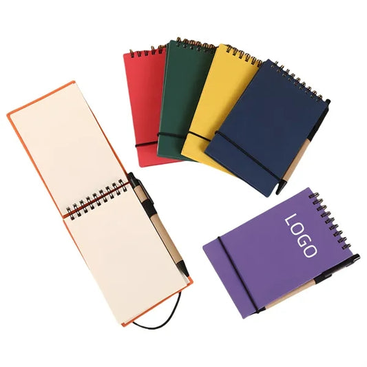 Mini Flip-Up Pocket Notebook With Pen