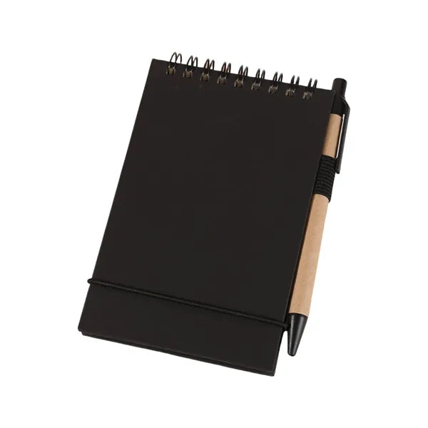 Mini Flip-Up Pocket Notebook With Pen