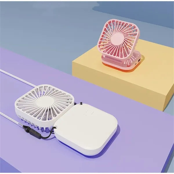 3 in 1 Portable USB Desk Foldable Handheld Neck Fan