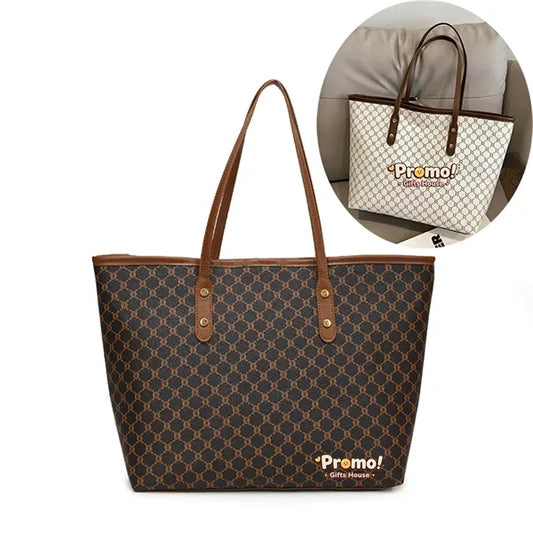 Large Tote Bags for Women with Zipper Plaid