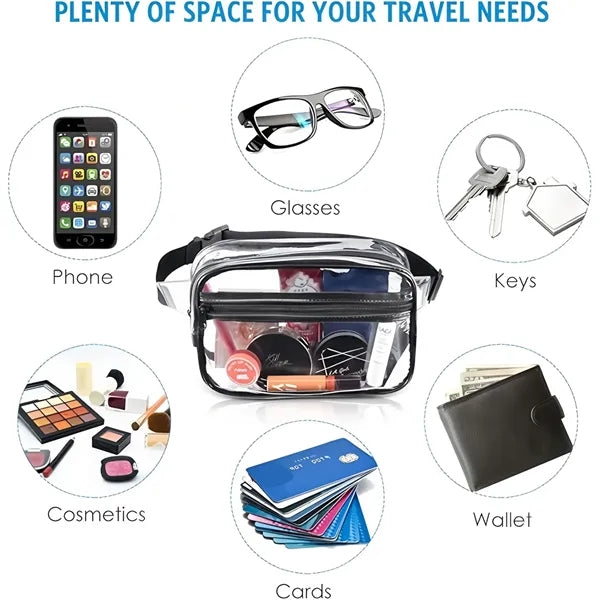 Women's Clear Water-Resistant Waist Pack