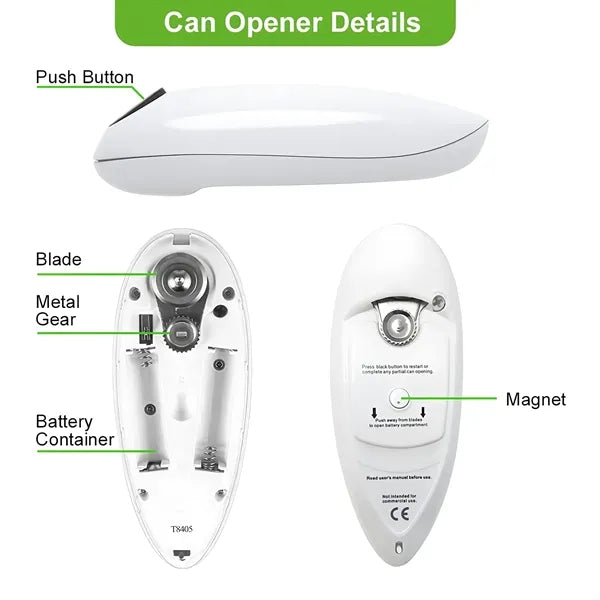 One-Handed Electric Can Opener