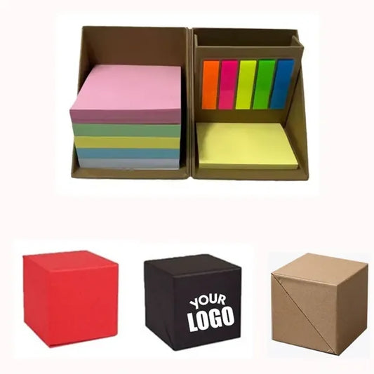 Cube Sticky Memo Pads with Pen Holder
