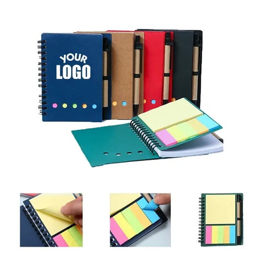 Spiral Notebook with Pen Holder