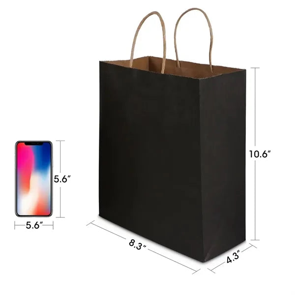Colorful Shopping Party Gift Kraft Paper Bag with Handle