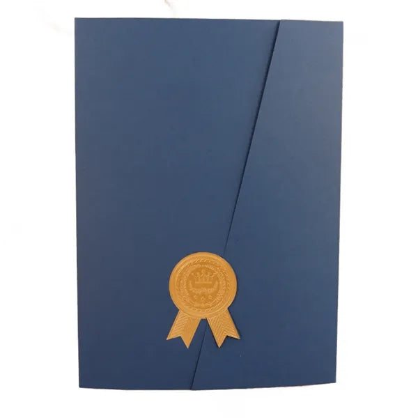 Trifold Paper Certificate Cover