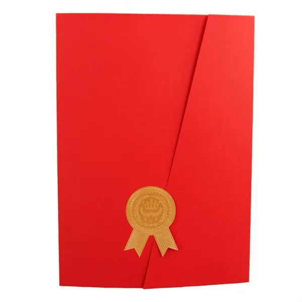 Trifold Paper Certificate Cover