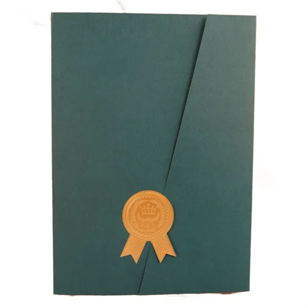 Trifold Paper Certificate Cover
