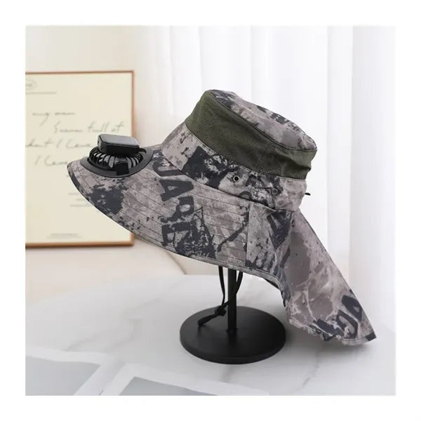 Solar Fan Hat
