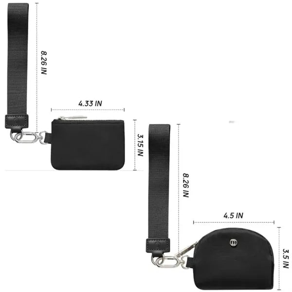 Keychain Wallet Mini Zip for Women