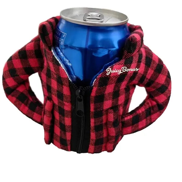 Down Jacket Style Winter Warm Cup Cover
