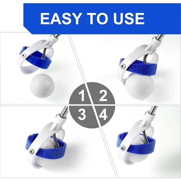 Golf Ball Retriever with Locking Clip