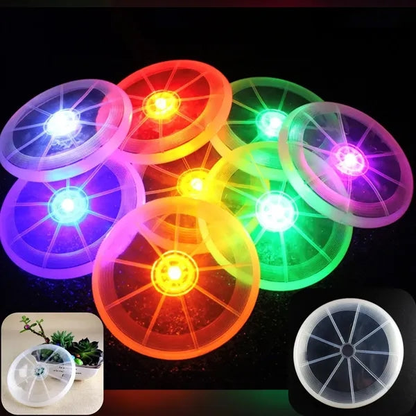 LED Light Up Flying Disc Frisbee Flyer