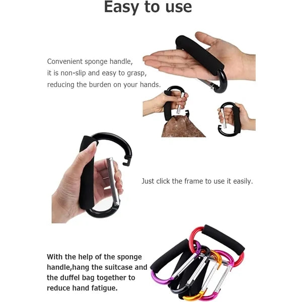 Large Clip Stroller Hooks