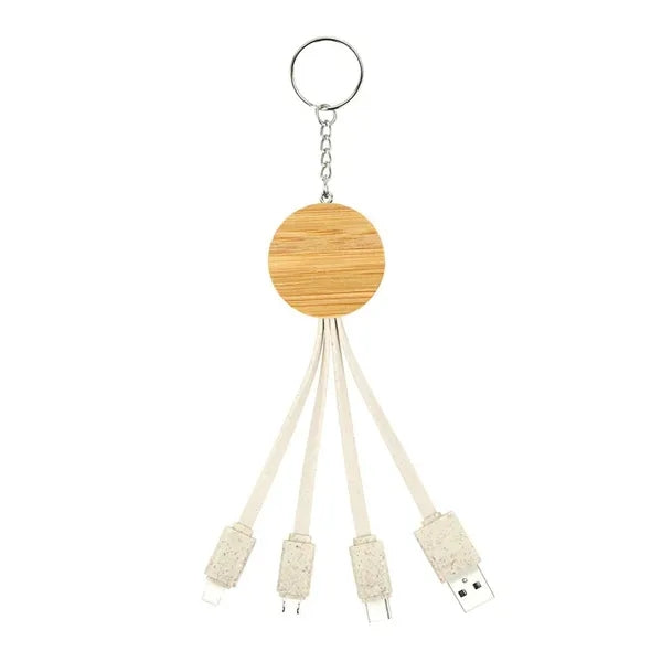 Wheat Straw 4 in 1 Charging Cable