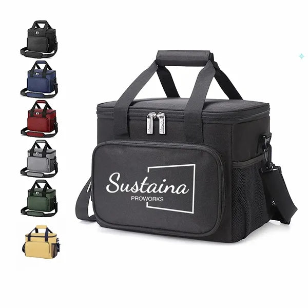 Oxford PEVA Insulated Lunch Cooler Bag