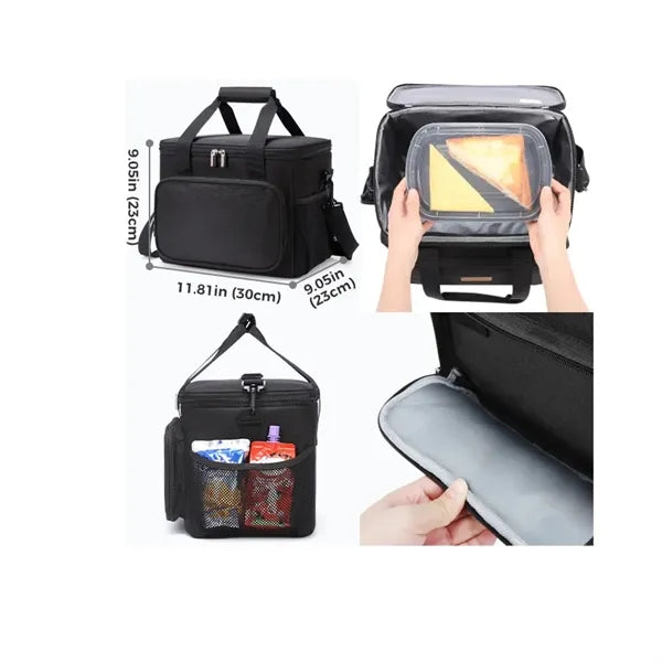 Oxford PEVA Insulated Lunch Cooler Bag