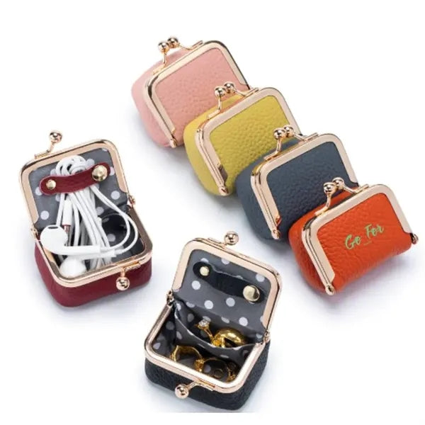 Mini Jewelry Box Travel Small Coin Purse Organizer