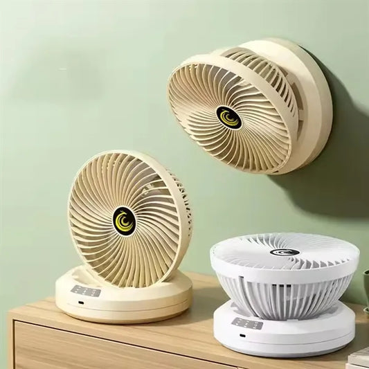 1200 mAh Wall-mounted Desktop Large Wind Shake Head Fan