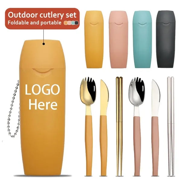 Portable Utensils Set with Case