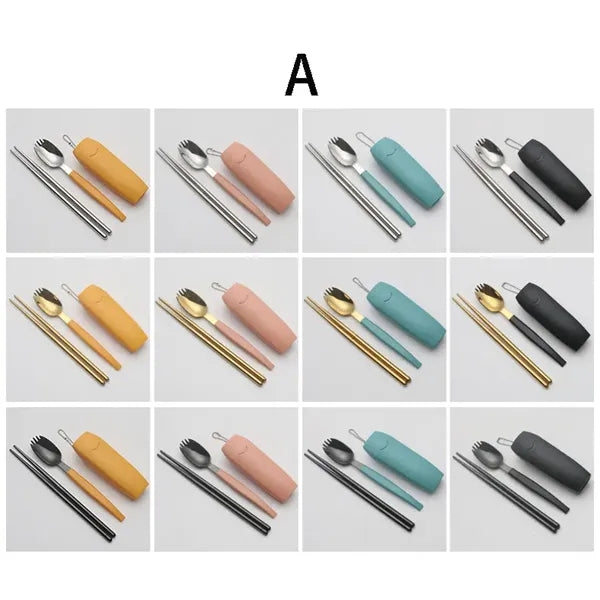 Portable Utensils Set with Case