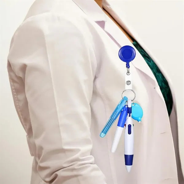 Mini Nurse Badge Highlighter Permanent Marker Ballpoint Pens