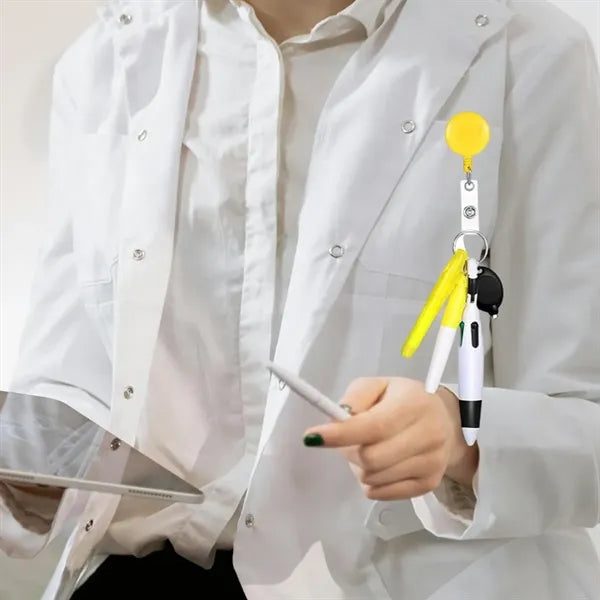 Mini Nurse Badge Highlighter Permanent Marker Ballpoint Pens