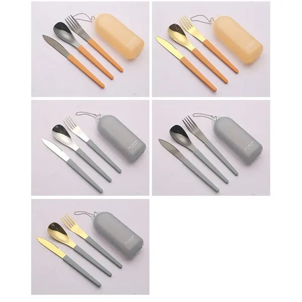 Portable Utensils Set with Case