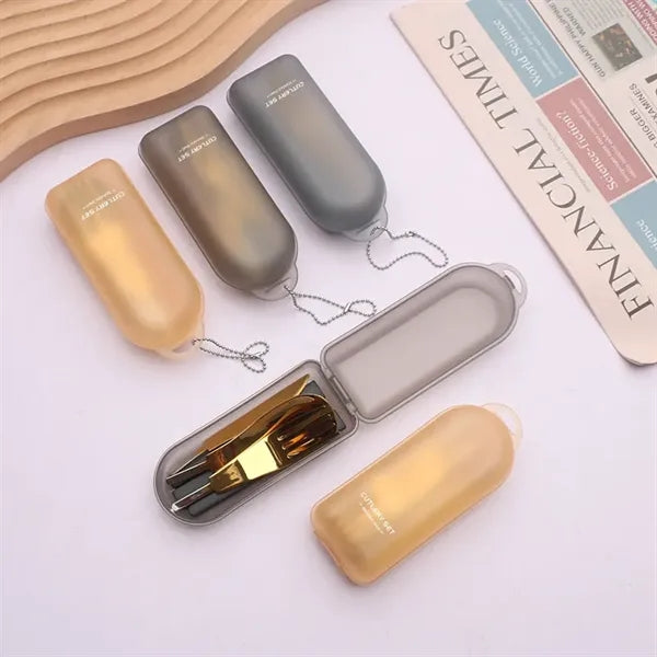 Portable Utensils Set with Case