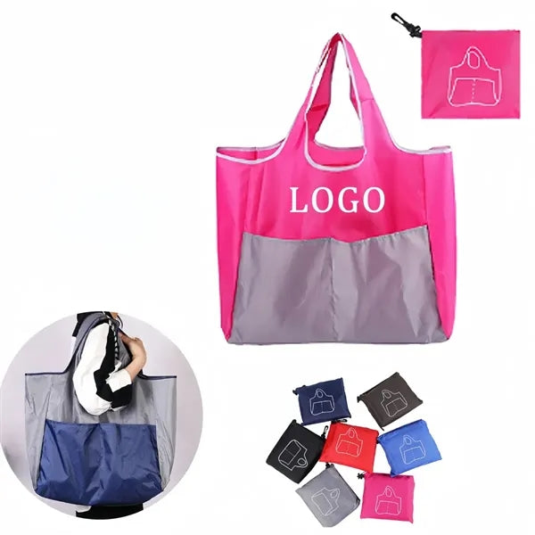 Portable Polyester Shopping Tote Bag