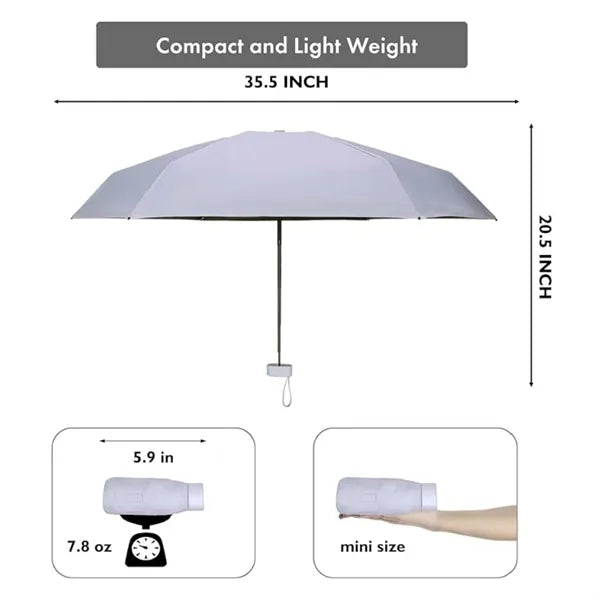 Lightweight UV Protection Umbrella With Purse