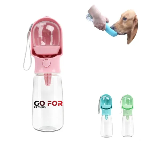 Dog Water Bottle with Food Container