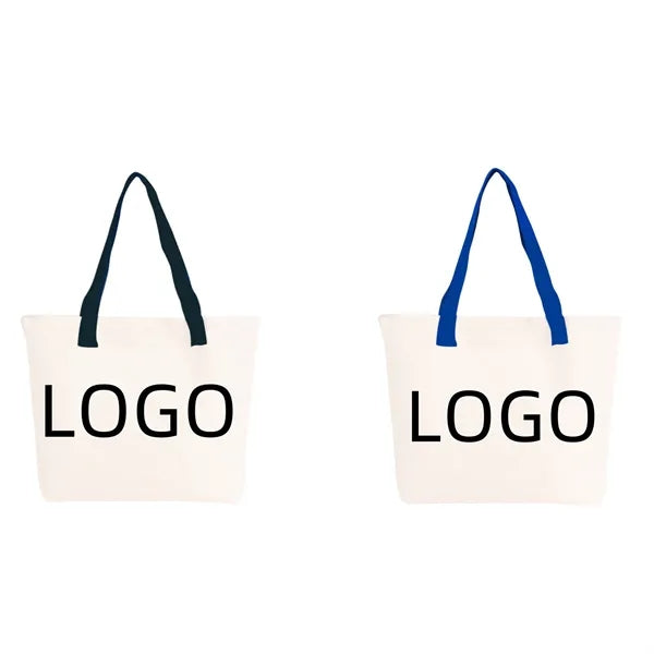 Premium Cotton Canvas Tote Bag - Durable & Versatile for Eve