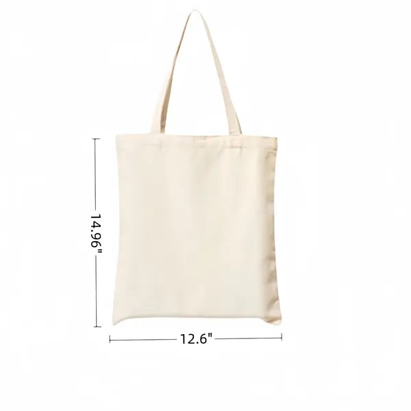 Premium Cotton Canvas Tote Bag - Durable & Versatile for Eve